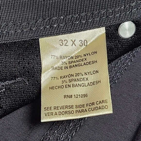 Weatherproof Vintage Pants Mens 32x30 Gray Stretch Casual Nylon Blend Comfort - Picture 5 of 8